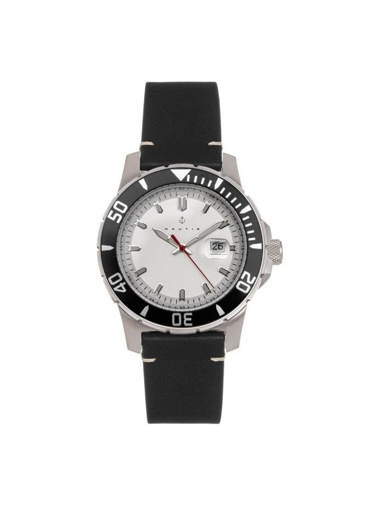 Nwt Nautis Dive Pro 200 Quartz White Dial Men's Watch